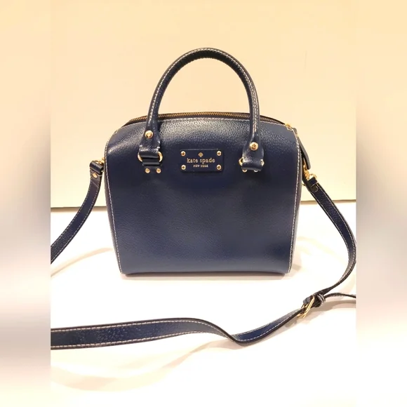Kate Spade New York Blue Bowling Bag